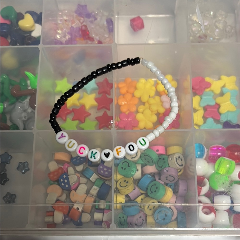 “Yuck fou” Kandi; adult humor handmade